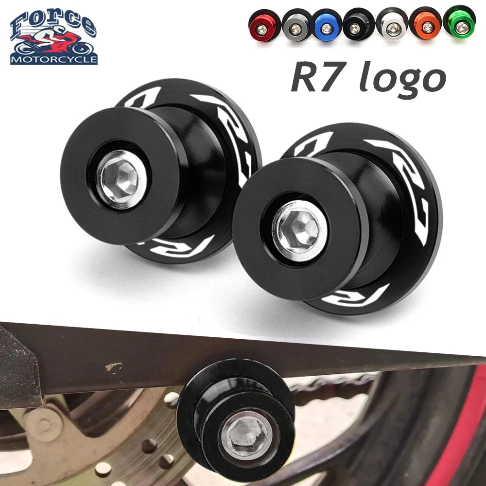 

Swingarm Spool Slider Stand Screws For Yamaha YZFR7 YZF R7 2021 2022 2023 6MM Bolts CNC Motorcycle Accessories