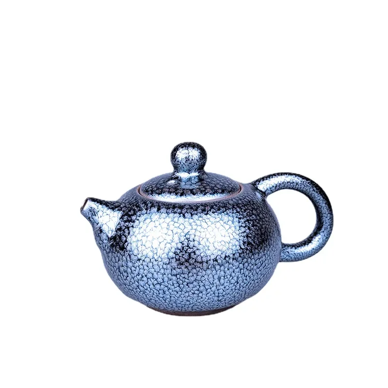 

Jianyang-Handmade Iron Tire Xishi Teapot, Large Capacity, Raw mine, Jianzhan Teapot, broken Kettle, Small Pot