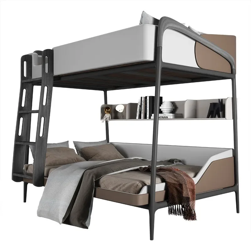 Upper and lower bunk beds High and low beds Small apartment mother and child beds Two-layer children's