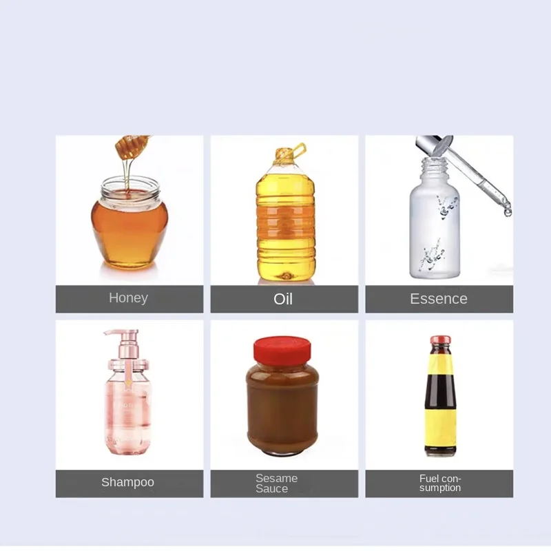 818003 Utile riempitrice manuale per liquidi 5-50ml/10-100ml Riempitrice per bottiglie regolabile Salsa Succo di miele Bevanda Wat