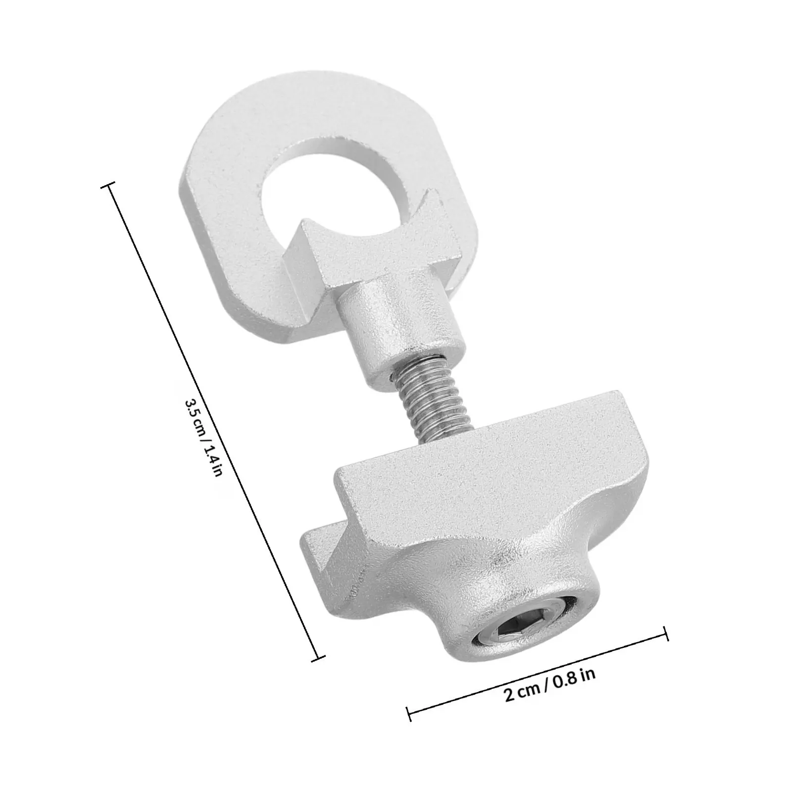 Premium Aluminum Alloy Chain Tensioner Adjuster for Single Prevents Slippage Ensures Smooth Ride Compact Portable