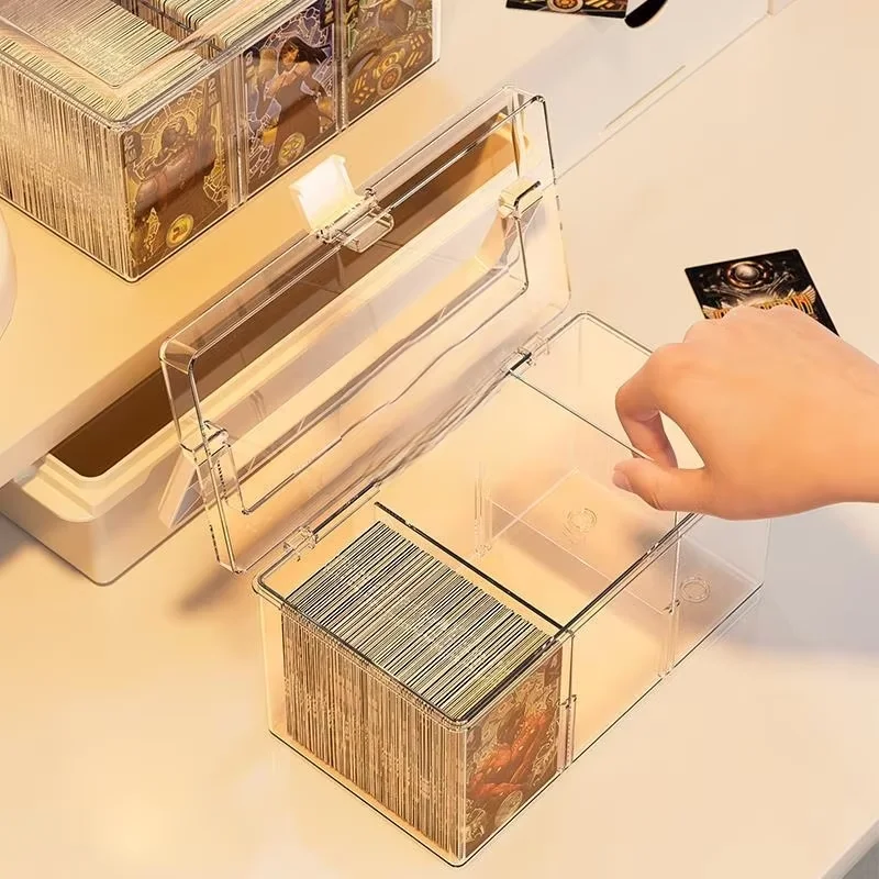 

Transparent Card Storage Box for Gonggi Game Pp Table Extensive Board Game & Tarot Cards - Clear Organizer for Gaming Accessorie