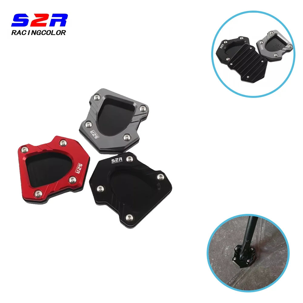 

For CFMOTO CF MOTO 700MT MT700 Motorcycle Kickstand Foot Side Stand Enlargen Pad Support Pad Accessory Easy Installation