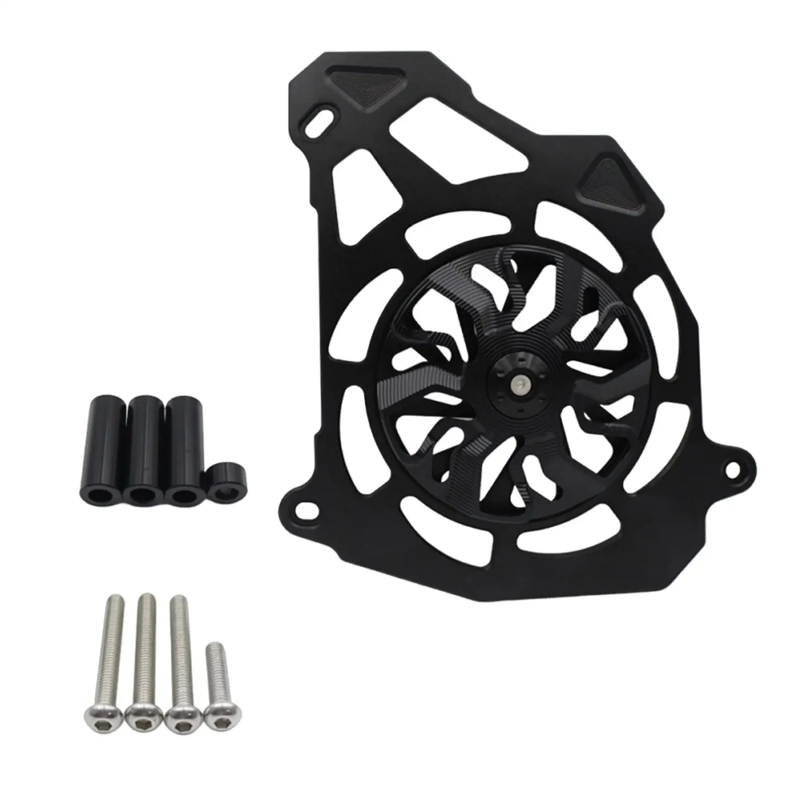 Motorcycle Fan Cover Parts Aluminum Alloy Wear Resistant Practical, Replace, Easy to Use Sturdy Radiator Cover Accessories