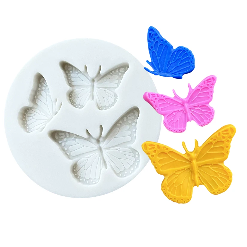 Butterfly Silicone Cake Baking Mold Sugarcraft Chocolate Cupcake Resin Tools Fondant Decorating Tools