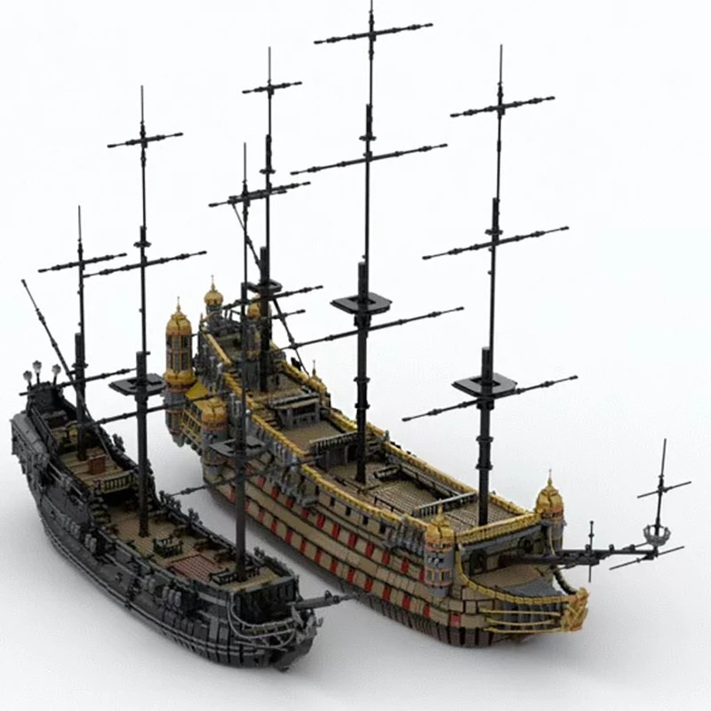 15684 قطعة من قوالب البناء على شكل سفينة TheSilentMary MOC، تصميم إبداعي تعليمي قابل للتخصيص، لعبة تعليمية للتركيب الذاتي، هدية عيد الميلاد