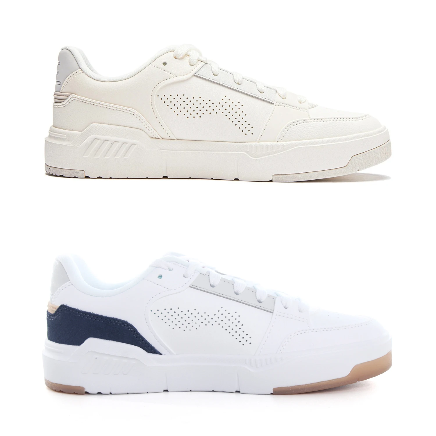 Li-Ning Men COMMON 80S Lifestyle Shoes DUAL CUSHION Wearable Sport Shoes Classic Leisure Comfortable White Sneakers AGCU055