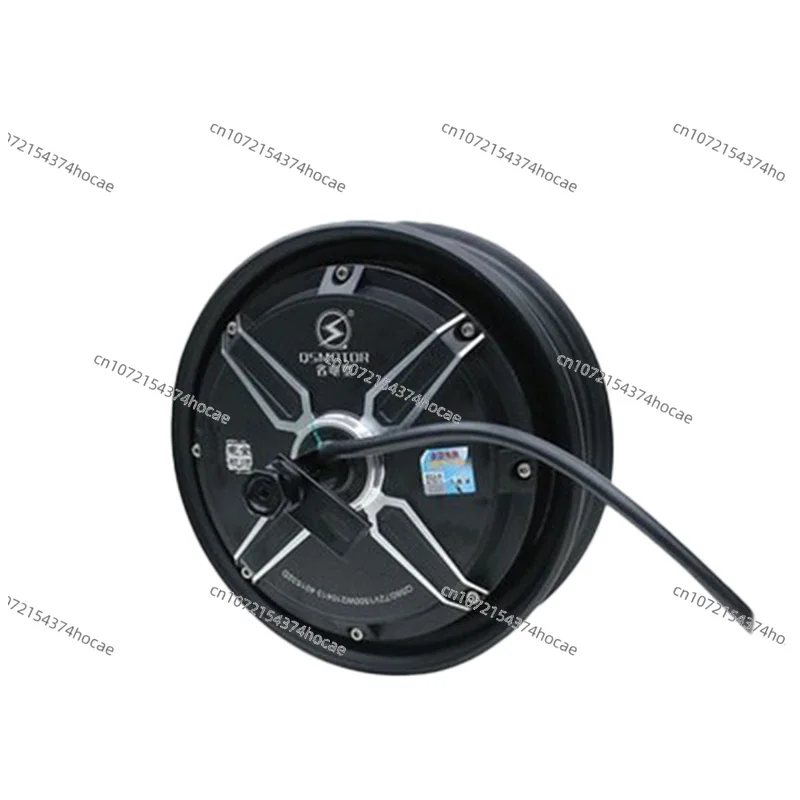 

Wheel Hub 10 Inch Motor 1500W Power Saving 60V-96V Electric Vehicle Modified 40H Disc Brake
