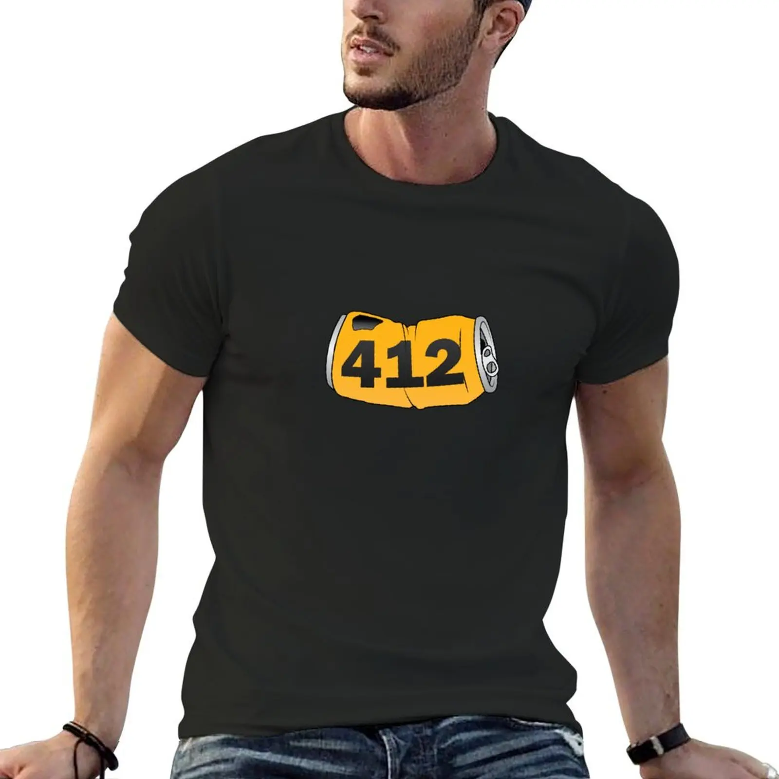 

412 Can T-Shirt plus size clothes summer tops shirts graphic customizeds mens t shirts casual stylish