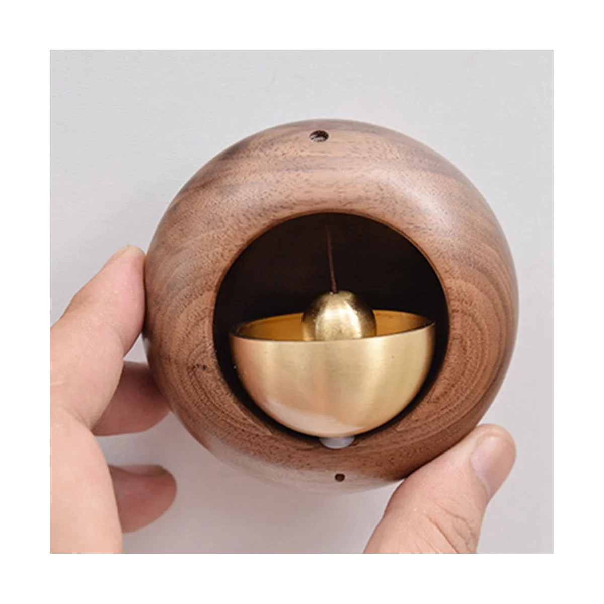 Japanese Style Dopamine Small Round Egg Suction Door Type Entry Doorbell Magnet Hanging Wind Chime Beech
