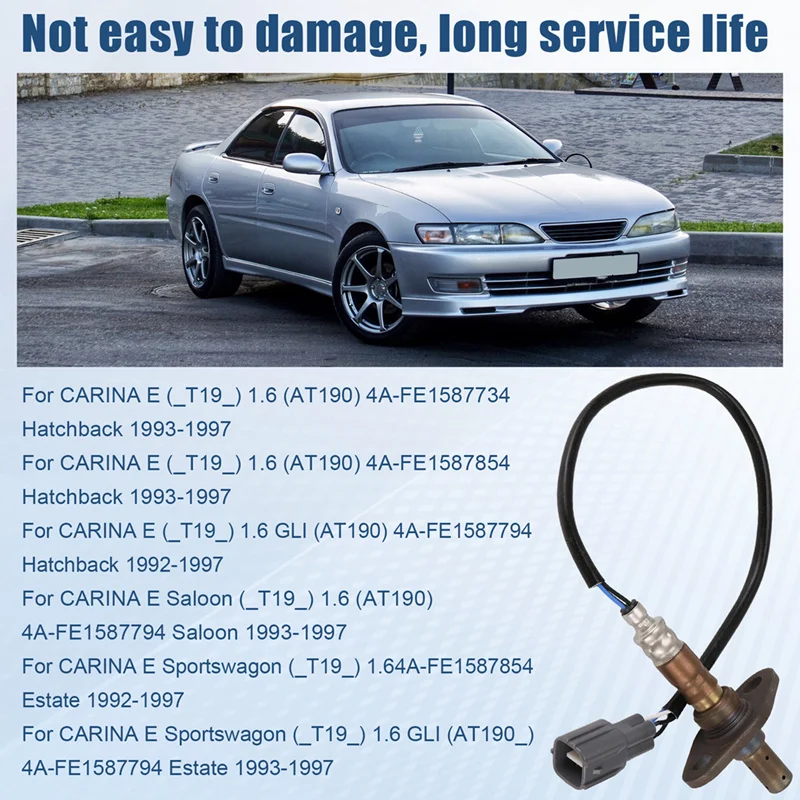 トヨタカリナe用酸素センサー,1.6l,1.1ohm,1992-1997, 89463-29045, 89463-20060, 8946329045, 8946320060