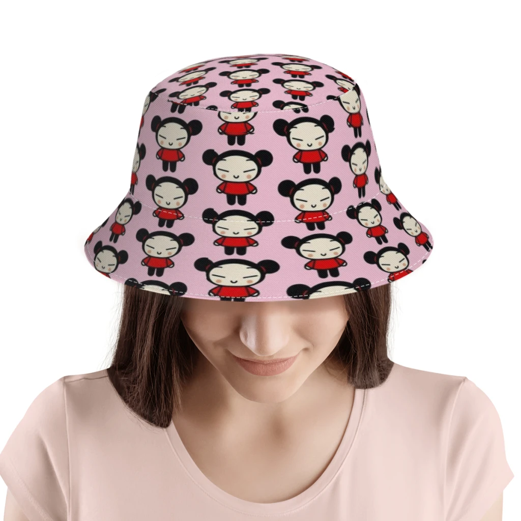 Pucca 1 Bucket Hat Outdoor Sunscreen Printed Sports Leisure Fisherman Cap