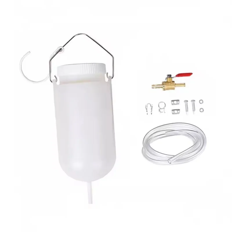 

For Motorcycle Car Garage Maintenance Tools- 1L Auxiliary Fuel Tank Kit With Fuel Hose, Scale, And Gas Tank Repair Equipment