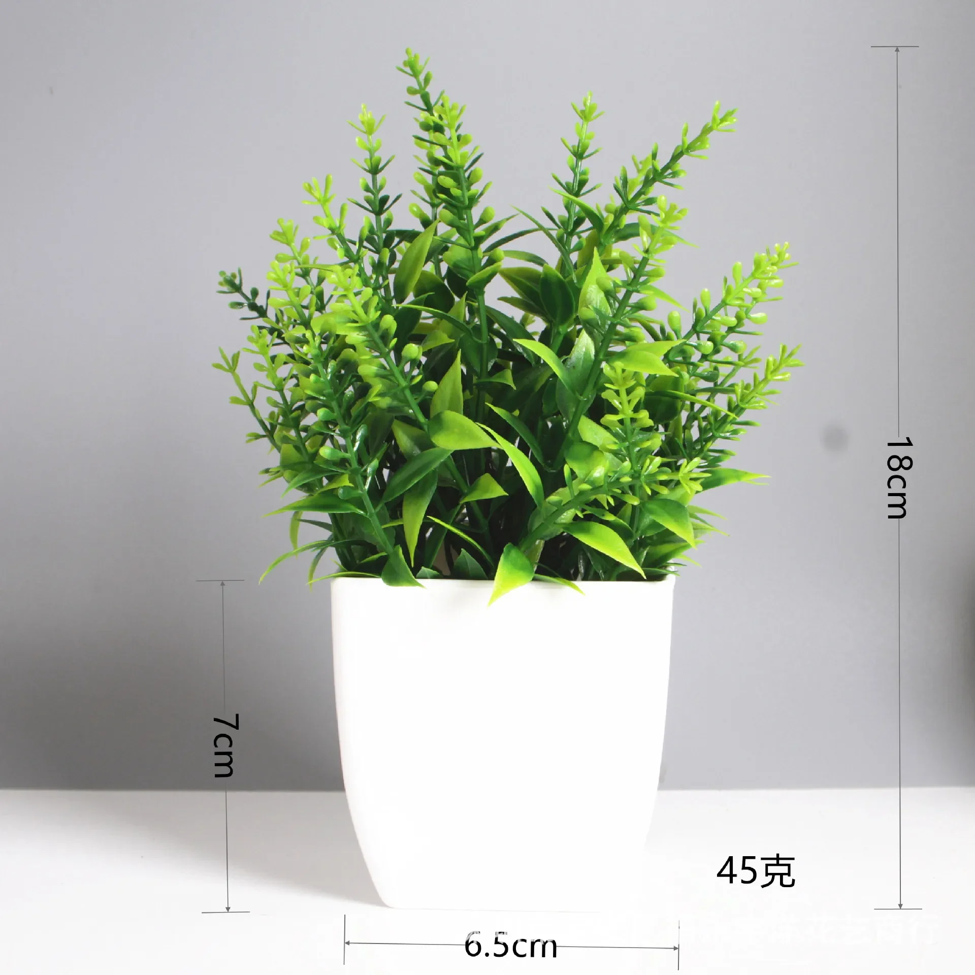 Großhandel mit künstlichen Bonsai, grünen gefälschten Pflanzen, Topfpflanzen für drinnen und draußen, Zuhause, Schlafzimmer, Gartendekoration, künstliche Pflanzen – Detail 16