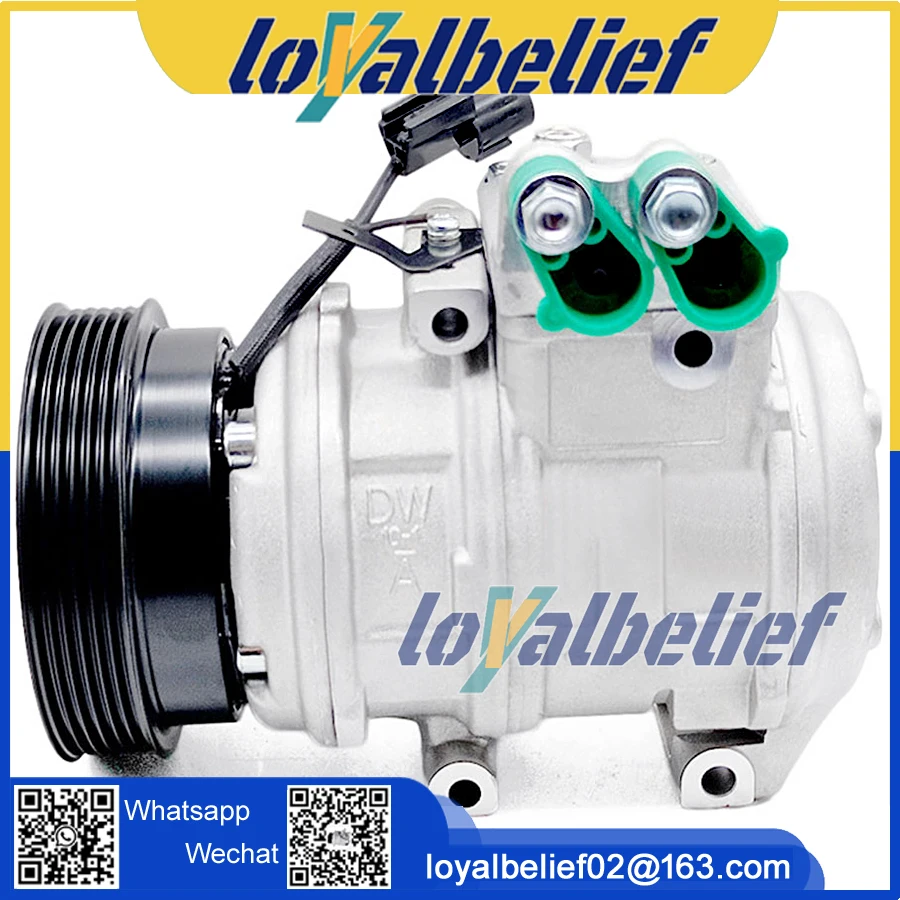 

10PA17C Auto AC Compressor For Kia Sportage Hyundai Tucson 2.7L 6cyl 2005-2009 977012E300 97701-2E300 97701-2D600 977012D600