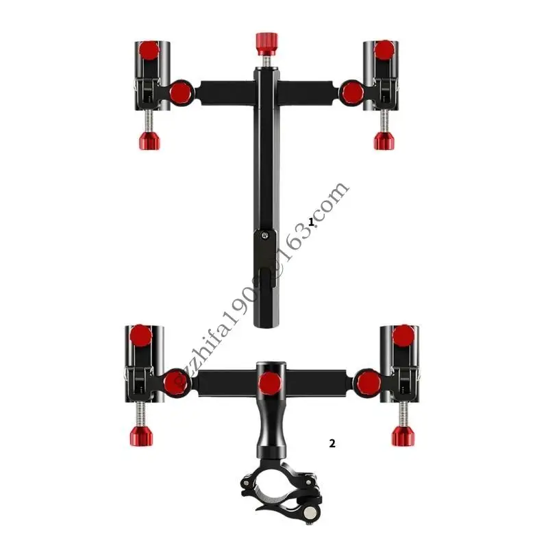

Fishing Rod Holder Adjustable Rotating Bracket Double Fortresses Support Bracket .A5KC