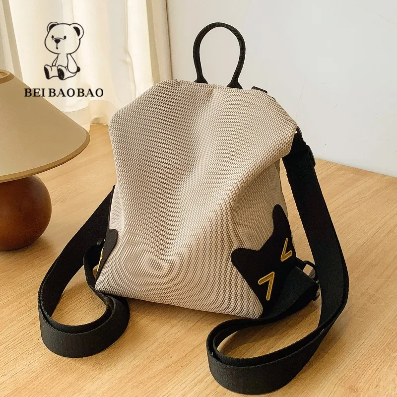 Small Backpacks Women Simple Fashion Classic Stylish Versatile Lightweight Suitable for Outdoor Shopping Student Backpack Female