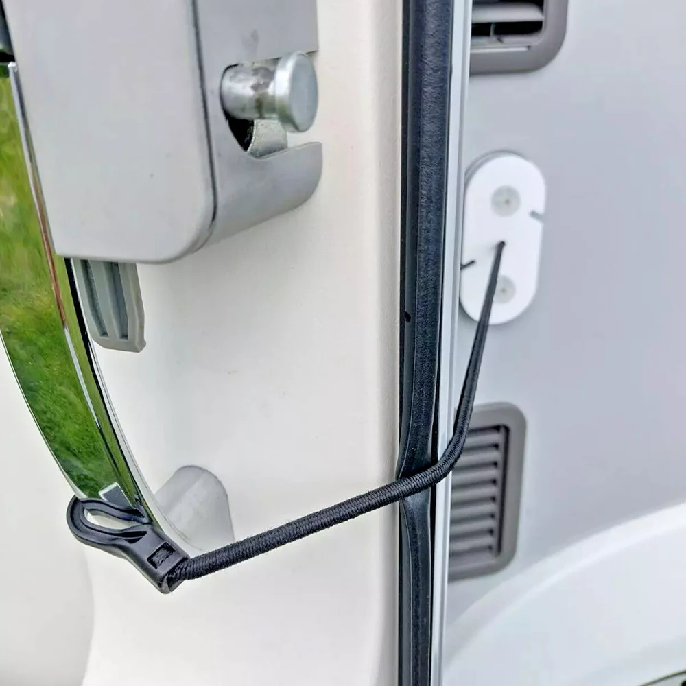 RV Door Retainer Strap With Locking Suction Cup Stop Motorhome Caravan Campervan Doors Flying Shut In The Wind Accessories
