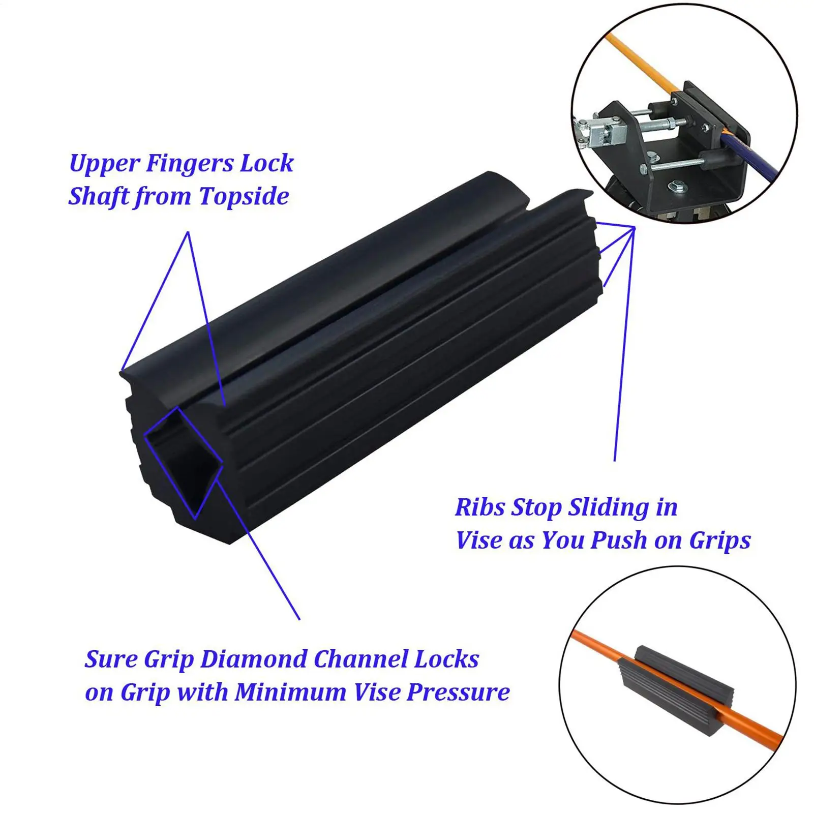 골프 클럽 그립 수리 키트 골프 그립 테이프 스트립 클럽 커버 제거 수리 도구 세트 고무 바이스 클램프 (골프 클럽 재그립용) / 골프
