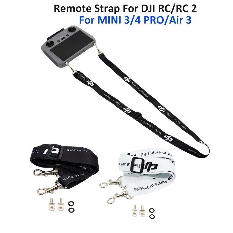 For DJI Mini 3/4 Pro AIR 3 Neck Strap Lanyard W Screws for Mini 3 Pro MAVIC 3 PRO DJI RC 2 Remote Controller Drone Accessories