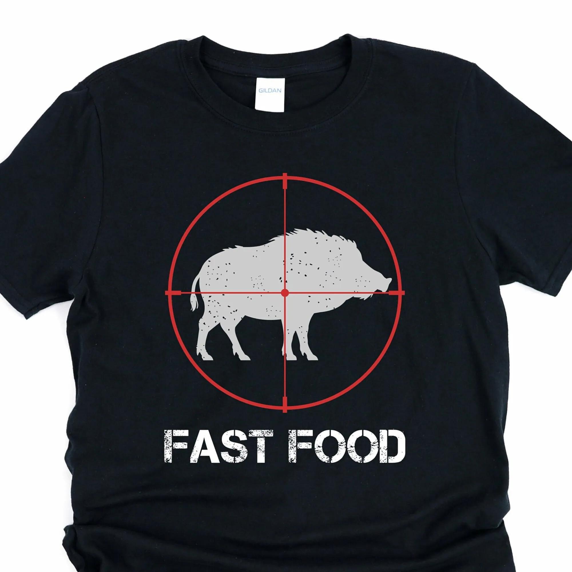 Fast food, wild boar hunting shirt, wild boar shirt, hunting gifts for men