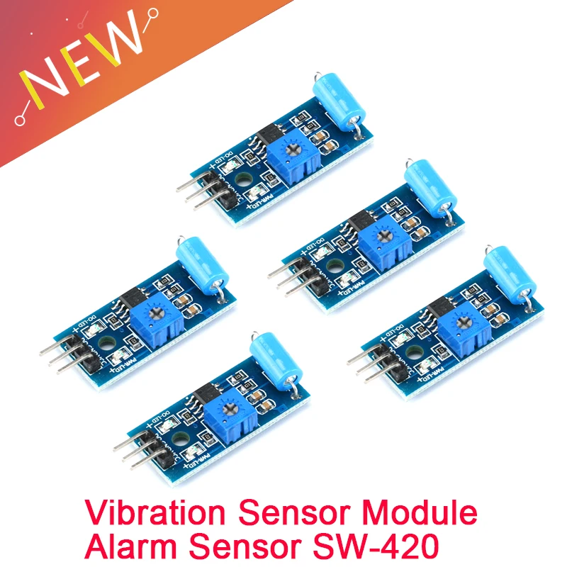 5Pcs/1pc SW-420 Normally Closed Type Vibration Sensor Module Alarm Sensor Module Vibration Switch SW420 for arduino