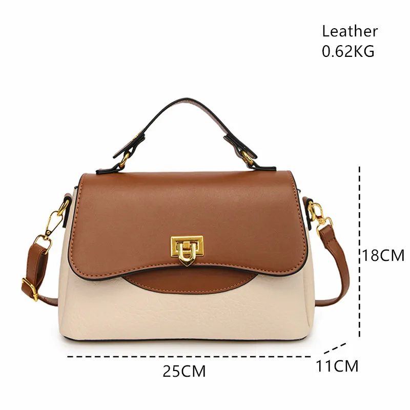 حقيبة يد جلدية صغيرة فاخرة بألوان متعددة للنساء 2025، حقيبة كروس جديدة، حزام كتف أنيق قابل للتعديل، حقيبة يد عصرية #5