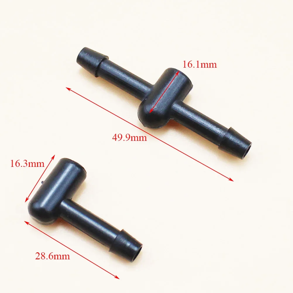 Car Styling 1PCS Windscreen Wipers Windshield Universal Car Wiper Water Jet Nozzle Hose kit Connector for Ford Foucs