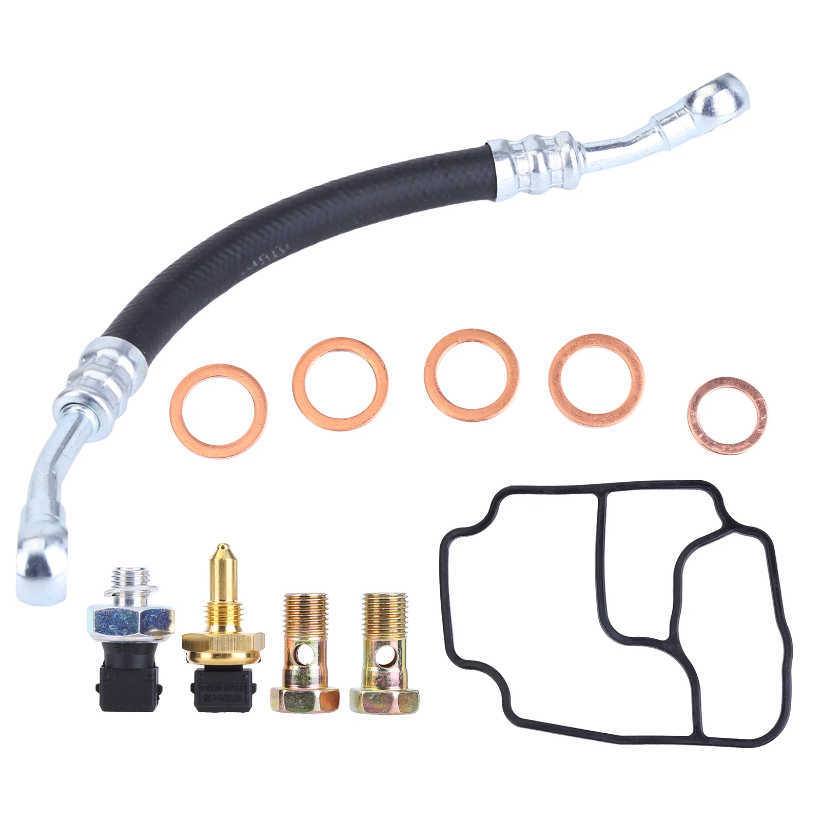 

Для E46 E39 E53 E85 325Ci 530i X5 Z3 комплект прокладок корпуса масляного фильтра двигателя 11361705532 11421719855
