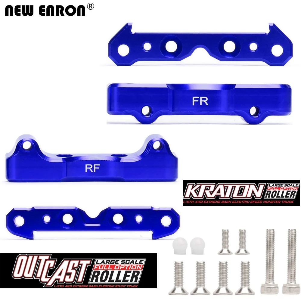 NUEVO soporte de brazo inferior de suspensión de aleación CNC ENRON # ARA 330555 # ARA 330588   Para RC 1/5 ARRMA Kraton 4X4 8S Outcast 4WD ARA5210