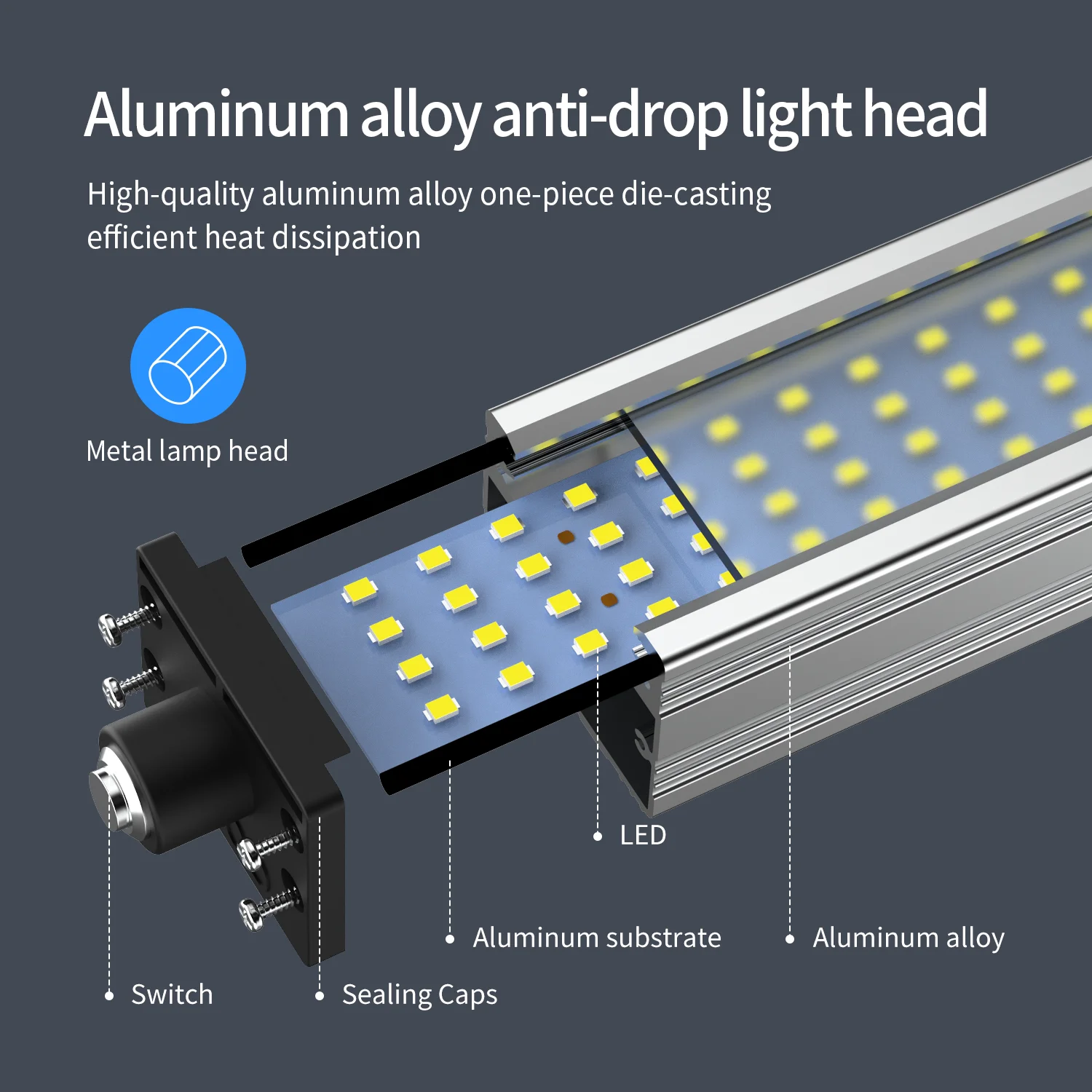 Đèn Led LED Máy Công Cụ Làm Việc Sáng Chống Nước Chống Dầu Chống Cháy Nổ Đèn Tiện Bằng Máy CNC Chiếu Sáng Hội Thảo Ánh Sáng