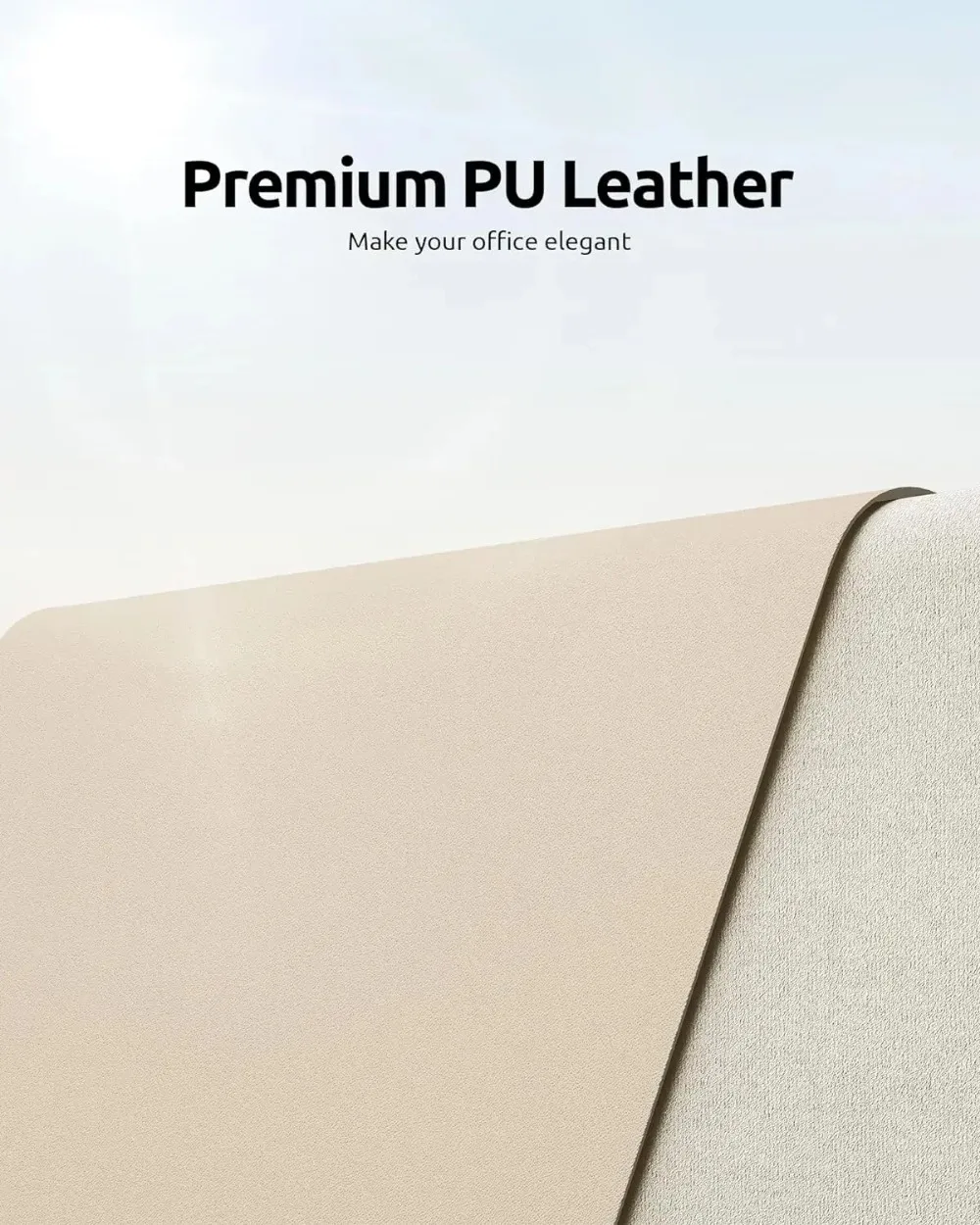 CIFBUY Large Gaming Mouse Pad XXL Leather Desk Mat PU Non Slip Waterproof Desk Blotter Protector for Office Home Laptop PC
