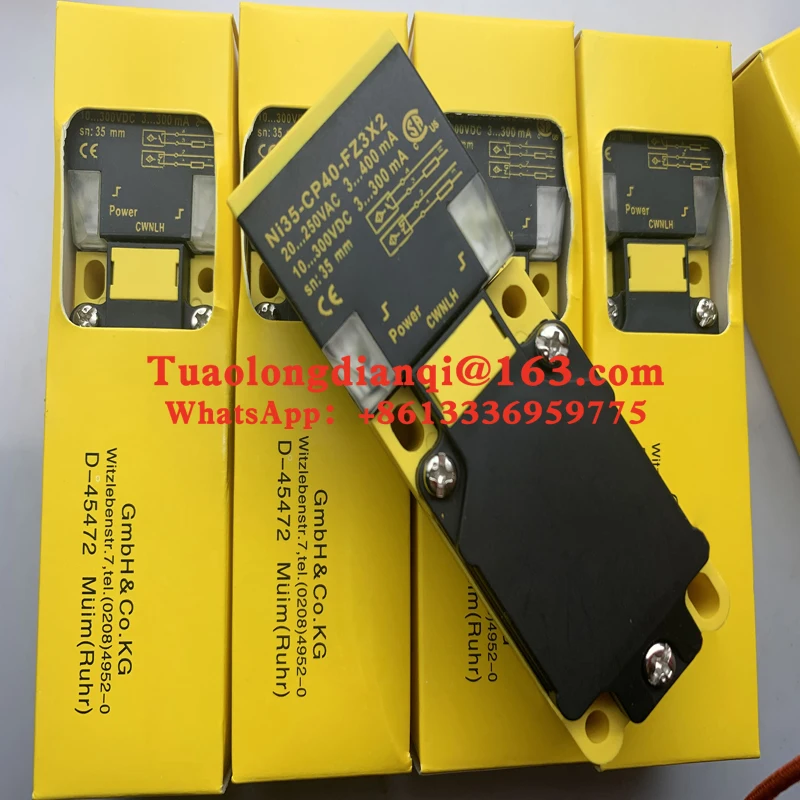 NI35-CP40-FZ3X2 NI15-CP40-FZ3X2 Ni20-CP40-FZ3X2 NI35-CP40-FDZ30X2 новый оригинальный датчик приближения, гарантия один год