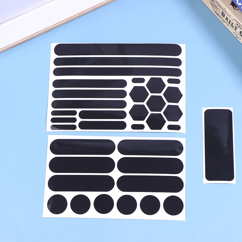 1pc For Helmets Bikes Motorcycle Helmets Invisible Black Reflective Stickers Simple And Effective Reflective Tape