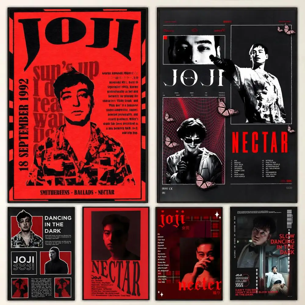 George Kusunoki Miller Joji Singer Alternative RnB Poster Aesthetic Art Print for Bedroom & Living Room Decor, Unframed