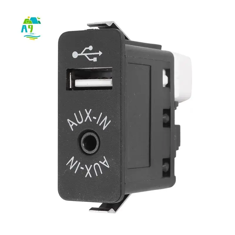 A09E-Car USB AUX في المكونات مساعد المدخلات محول مأخذ التوصيل لسيارات BMW E81 E87 E90 F10 F12 E70 X4 X5 X6