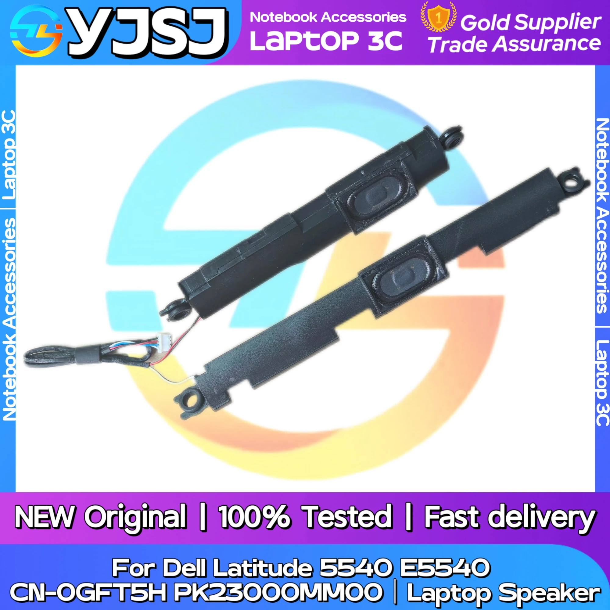 

New Original Laptop Notebook Audio Speaker For Dell Latitude 5540 E5540 built-in speaker horn audio CN-0GFT5H PK23000MM00
