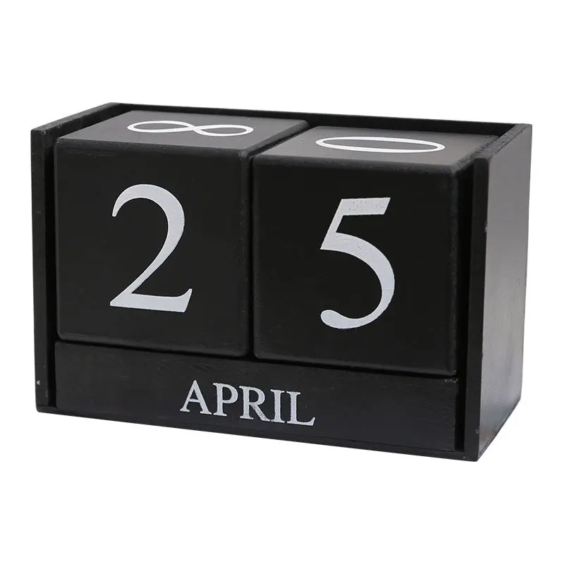 

Table Decoration Wooden Calendar