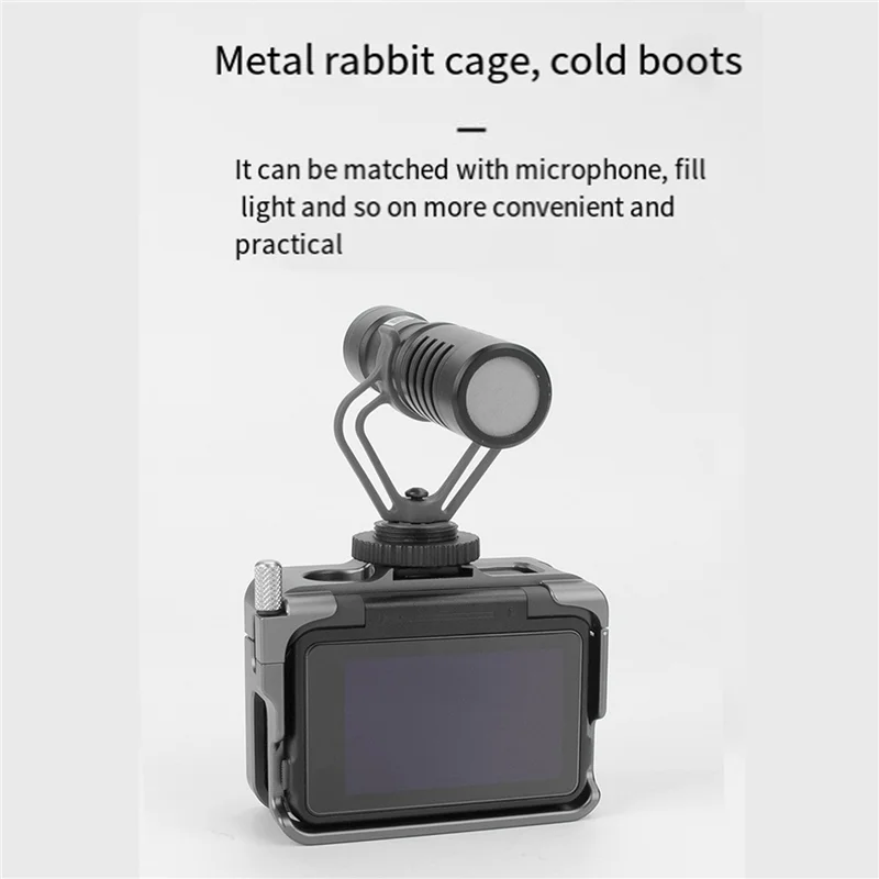 【Получшенные предложения】Клитка для камеры, защитный чехол для камеры от падения для Insta360 Ace/Ace Pro, чехол с рамкой, быстросъемный чехол с креплением