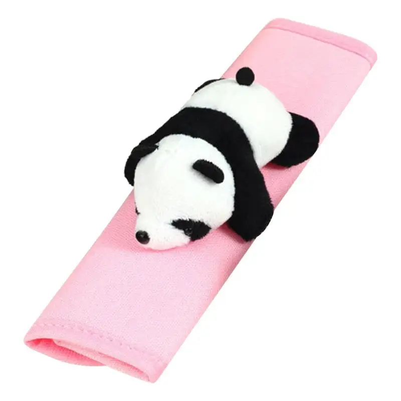 

Seat Belt Cushion Breathable Strap Pad Ice Silk Seatbelt Panda Covers Strap Pad Shoulder Strap Protector Automobile Accessories