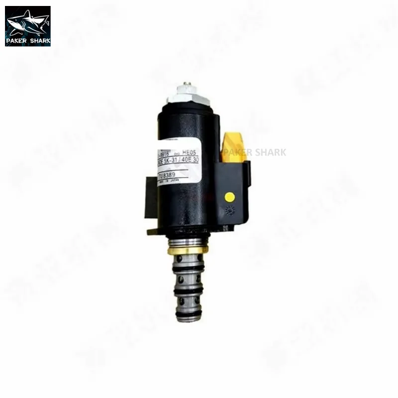 Per E312 E320B Pompa idraulica Elettrovalvola proporzionale E320C E320D Escavatore con elettrovalvola rotativa con blocco di sicurezza