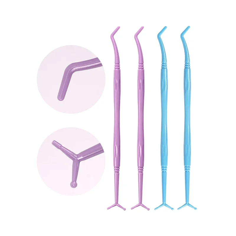 2Pcs Dental Plugger Composite Resin Filling Kit Spatula Filler Plastic Shaping Angle Autoclavable Mixing Knife Dentistry Tools