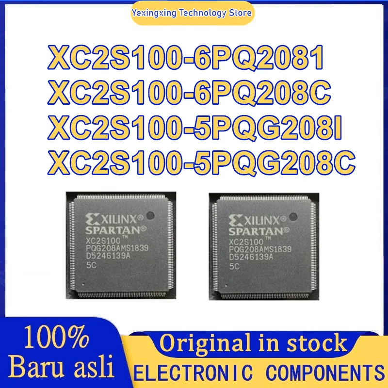 

XC2S100-6PQ208I XC2S100-6PQ208C XC2S100-5PQG208I XC2S100-5PQG208C XC2S100 Совершенно новый оригинальный чип логического контроллера