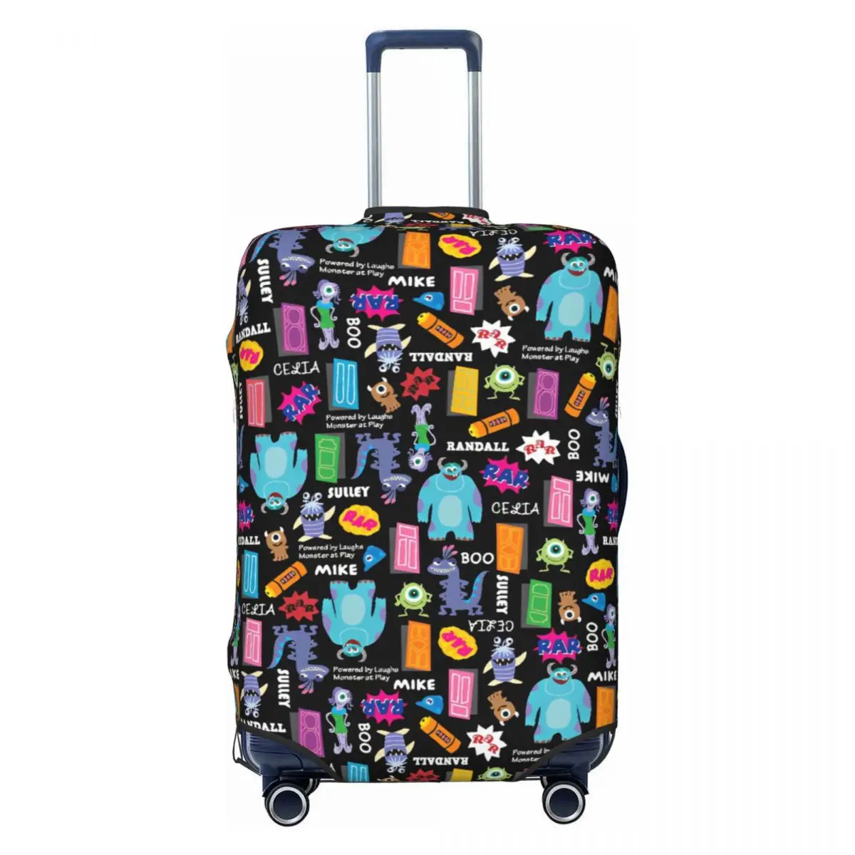 

New Monsters University Inc. James P. Sullivan Michael Wozosky Carton Cute Suitcase Cover Luggage Case Holiday
