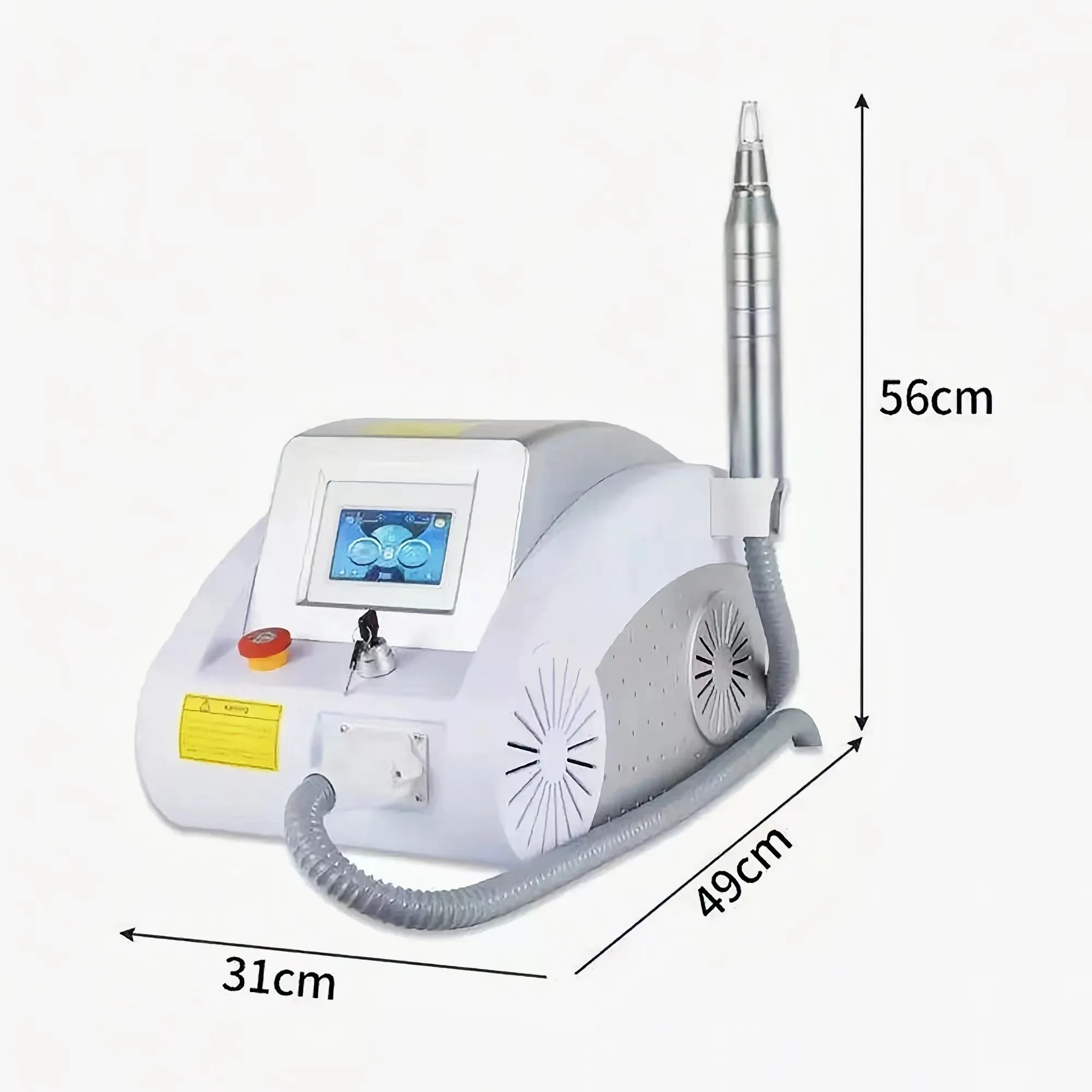 Brazil Pico Laser Q Switch Nd Yag Tattoo Freckles Lentigo Pigment Eyebrow Removal Skin Rejuvenation Black Doll Laser Machine