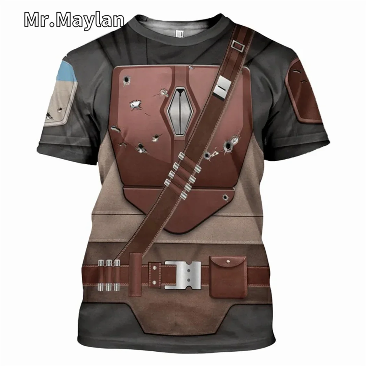 Darth Vader Theme T-shirt 3D Print Sport Quick-dry Breathable Tshirt Men Cosplay Street Casual Fashion Parent-child Short Sleeve image 6