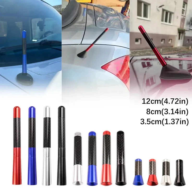

3,5 см, 8 см, 12 см, высокое качество, черный карбоновый автомобильный дах, AM/FM, радиоантенна, декоративная антенна, универсальная для большинства автомобилей