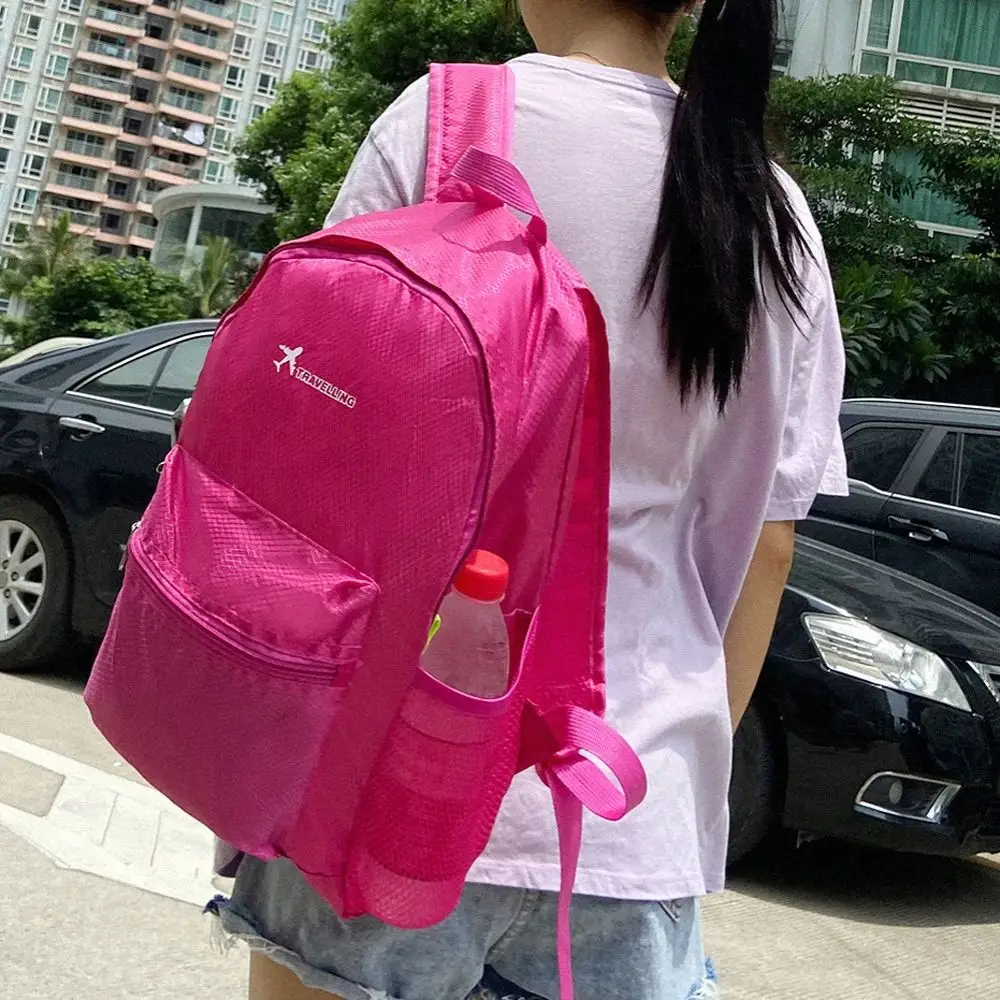 Storage Bags Large Capacity Large Handbag Letter Foldable Backpack Men Climbing Backpack Women Shoulder Bags Laptop Backpacks