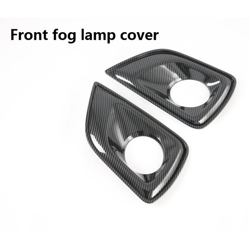 

Надежный-для Nissan Navara NP300 2016-2021, передняя противотуманная фара из углеродного волокна, декоративная рамка, накладка, наклейка, аксессуары