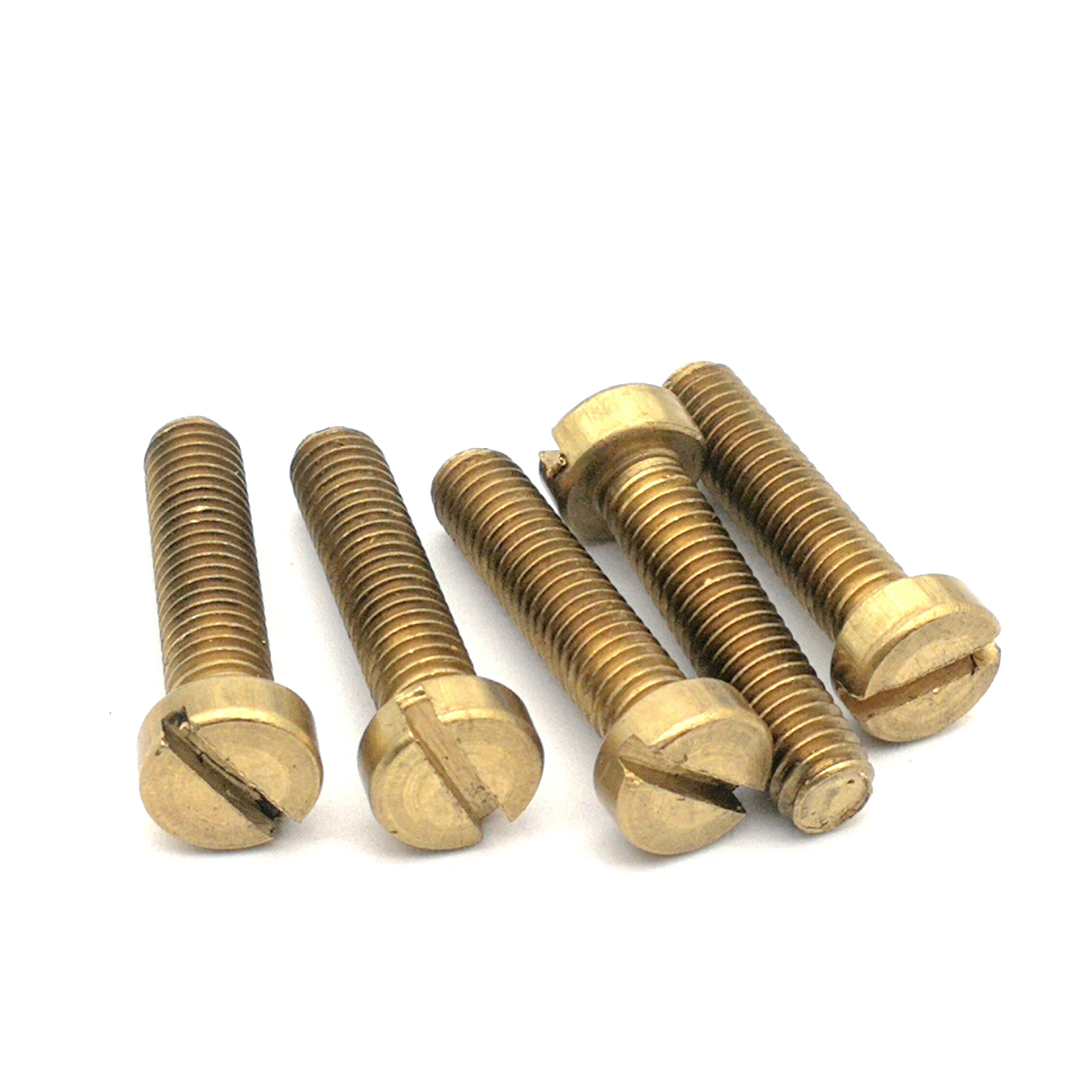 

Brass Slotted cheese head screw GB65 Brass screw Brass bolt M2 M2.5 M3 M4 M5 M6 M8
